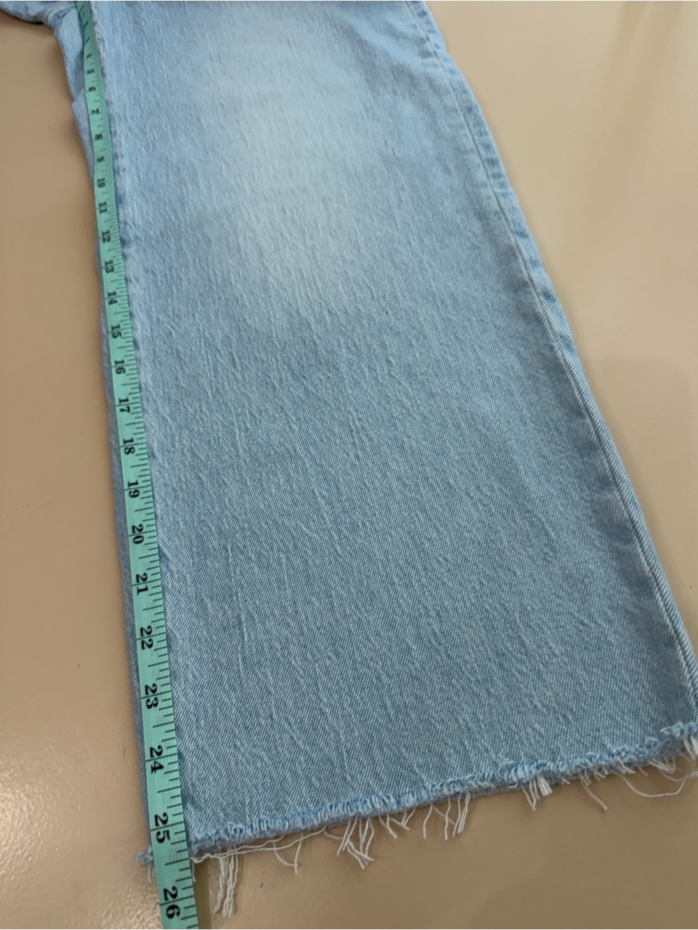 Madewell The Perfect Vintage Wide Leg Crop Jeans High Rise Women’s Size 27 - Picture 6 of 15